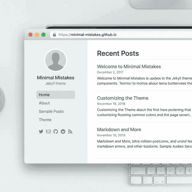 Minimal Mistakes Theme Demo Screenshot